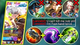 YIN SIDELANE MONSTER AGAINST NEW CHOU SKIN | YIN BEST SIDELANE BUILD & EMBLEM | MOBILE LEGENDS