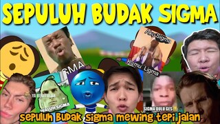 Sepuluh Budak Sigma...(Sepuluh Budak Hitam Brainrot Cover)