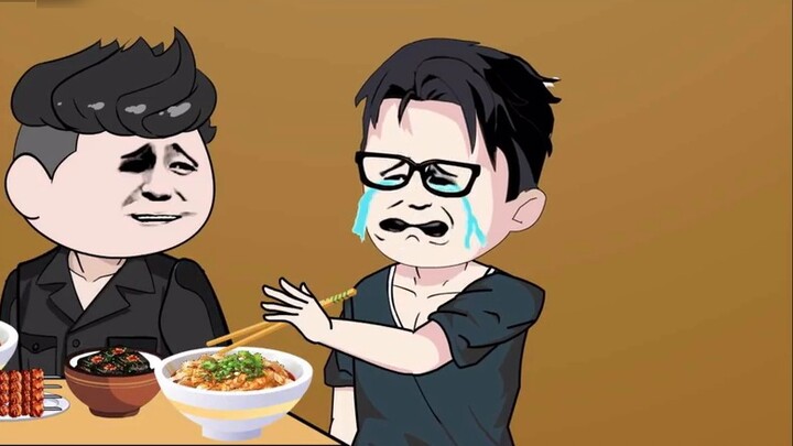 Kaget, lelaki tua itu makan tahu busuk untuk pertama kalinya dan melihat ibunya