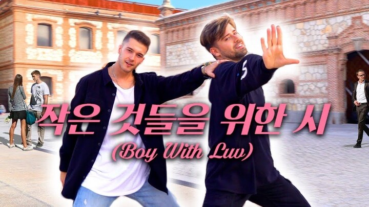 性感猛男团翻跳防弹少年团《Boy With Luv》！！