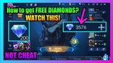How To Get Free Diamonds? Mobile Legends 2020 | Lazada Free 700 pesos Event