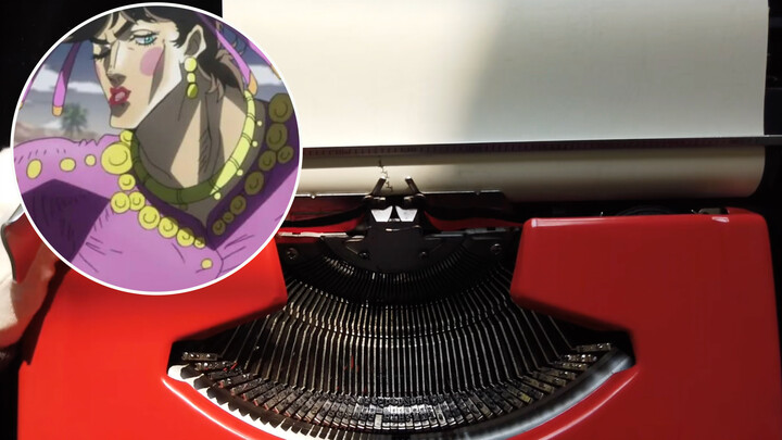 Drawing a portrait of Jojo using a typewriter! Plus 5 short clips