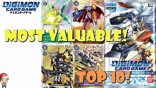 Top 10 Most Valuable Digimon Cards in Booster 1.0!