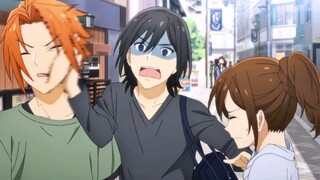 ｝Hori-san ke Miyamura-kun｣Perilaku Miyamura melindungi istrinya dari teman-temannya hhh