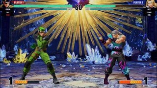 KOF15　拳皇vsチャンピオン　世界１位アンディ　１４HIT６割超烈波コンボ