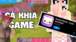 Minecraft phiên bản MÀU HỒNG cực kì NAM TINH !! - Cà Khịa Game: Kawaii World (Cre: Hoà Nờ Gờ)