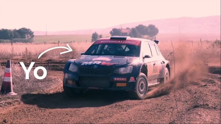 I TRIED TO NOT CRASH THIS RALLY CAR! (Intenté no estrellar este coche de rally)