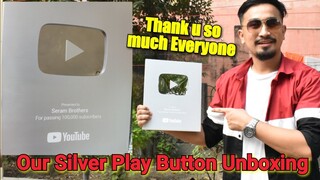 Our Silver Play Button Unboxing  || Mayam Pumnamakpu thagatpa fongdokcgari amadi khurumjari🙏🙏🙏❤️❤️❤️