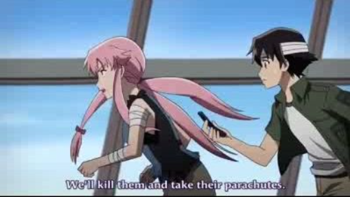 Mirai Nikki Ep 1 - BiliBili