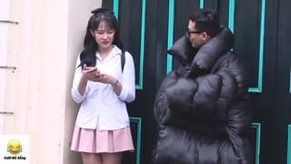 (P2) MANG ÁO KHỔNG LỒ ĐI TÁN GÁI #Prank