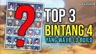 Kalau Lu Baru Main Genshin Lu Wajib Build 3 Karakter B4 ini | Genshin Impact Indonesia