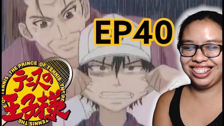 PRINCE OF TENNIS EPISODE 40 REACTION VIDEO | HIGUMA OTOSHI (BEAR DROP) | A DUEL IN THE RAIN