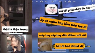 【Vietsub】PUBG China funny #101 | con gái khi tập trung thật sự &#39;&#39;đáng sợ&#39;&#39;🙃🙃🙃 | hát trên máy bay