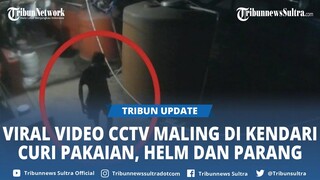 Viral Video CCTV Maling Jemuran Beraksi Curi Pakaian di Jalan Kamboja Kendari Sulawesi Tenggara