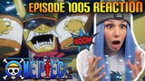 KIKU NO PLEASE | One Piece Episode 1005 | REACTION