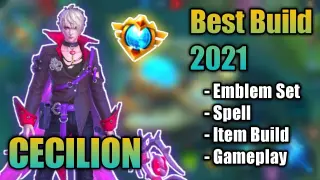 Cecilion Best Build in 2021 | Top 1 Global Cecilion Build | Cecilion Gameplay - Mobile Legends