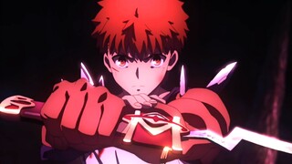 Bocah pemanah bernama Emiya Shirou, berambut merah, hijau, baik hati, dan pasangan yang adil, menyap