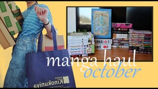 MANGA HAUL & UNBOXING | 30+ VOLUMES | OCTOBER 2021