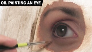 Oil Painting Time-Lapse: Painting an Eye