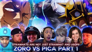 Zoro Saves Robin, Rebecca and Bartolomeo from Pica ! Zoro vs Pica Part 1 ! Reaction Mashup