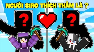 Noob Ruby Và Siro Thử Thách 24h Xây " NGƯỜI MÌNH THÍCH THẦM " Trong Minecraft Và Cái Kết là...