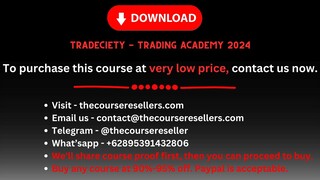 Tradeciety - Trading Academy 2024