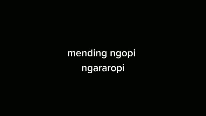 rang Sunda ngopi...