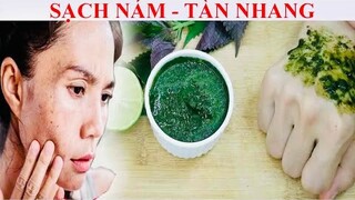 TRỊ NÁM, TÀN NHANG, MỤN CÁM BẰNG TÍA TÔ RẤT ĐƠN GIẢN VÀ HIỆU QUẢ