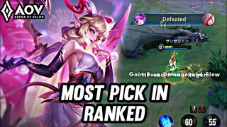 AOV : VEERA GAMEPLAY | MOST PICK IN RANKED - ARENA OF VALOR LIÊNQUÂNMOBILE ROV