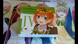 Quintessential Quintuplets: Yotsuba Wireless Earphones Unboxing/Review