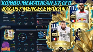 REVIEW GAMEPLAY BENZEMA ST OVR 119 DAN NKUNKU CF OVR 119 CARD UTOTS TERBARU!! FIFA MOBILE YUAHPLAY!!