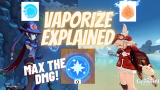 Genshin Impact: Mona's Maximized Elemental Burst Damage - How Vaporize works