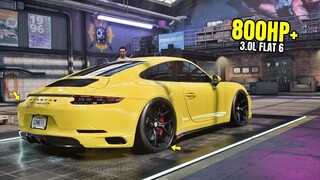 Need for Speed Heat Gameplay - 800HP+ PORSCHE 911 CARRERA GTS Customization | Max Build