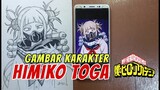 Menggambar Himiko Toga dari anime Boku No Hero Academia