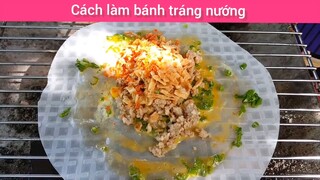 cách làm bánh tráng nướng thơm ngon