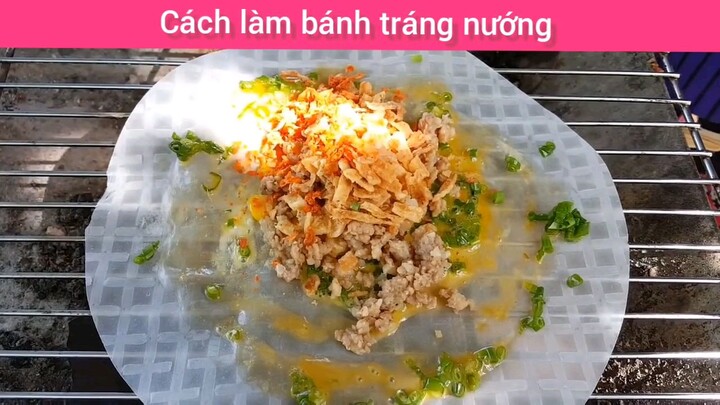 cách làm bánh tráng nướng thơm ngon