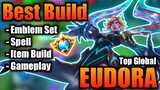 Eudora Best Build 2021 | Top 1 Global Eudora Build | Eudora - Mobile Legends