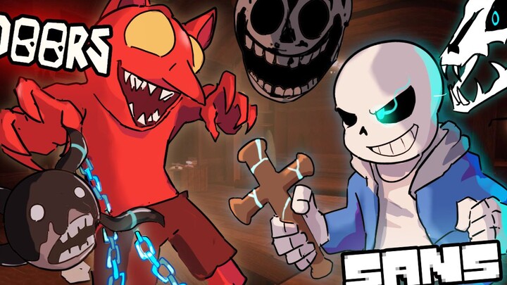 DOORS HOTEL VS SANS [Animasi Pintu Undertale dan Roblox – Versi Lengkap]