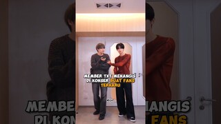 Member #txt menangis di konser buat fans terharu #shorts #kpop #viral