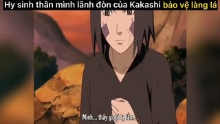 Hy sinh thân mình lãnh đòn của Kakashi bảo vệ làng mưa#2