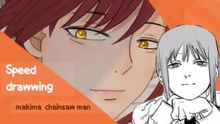 ∆ Makima chainsaw man ∆ [speed drawwing]