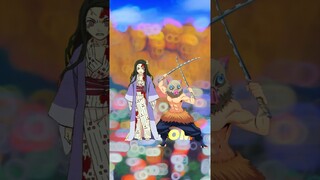 Who Is Stronger| 4v4#Giyu🌊🆚#sanemi🍃 #Nezuko🩸🆚#Inosuke🐗  #Shinobu💜🆚 #Kanae 🦋