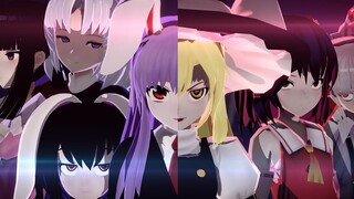 【N Station Barrage】Touhou MMD: Battle of Eternal Pavilion