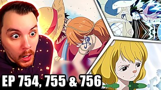 Garchu! The Straw Hats Reunite | One Piece REACTION Episode 754, 755 & 756