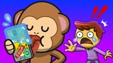 Monkey Stole My Phone! | Animals Casually Destroy Jon's Life | emojitown
