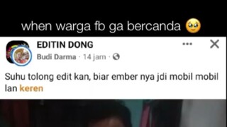 Ketika warga FB serius