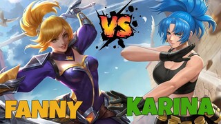 Karina vs Fanny Be like // Top Globals Items Mistake // Mobile Legends