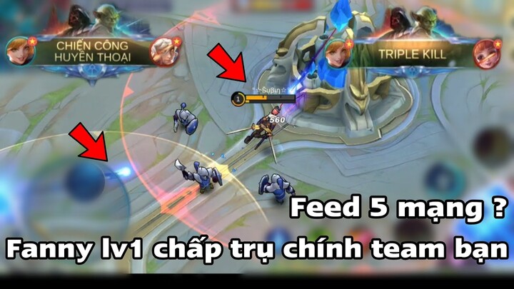 THỬ THÁCH FANNY FEED 5 MẠNG | JUN BANG BANG CÓ WIN NỔI KHÔNG | MLBB