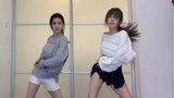 Girls dance to the song "Boy with Luv"