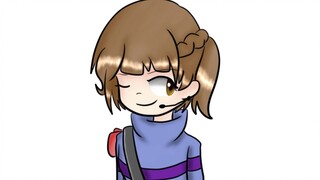 [Undertale AU] Rutinitas seribu lapis Anchor Frisk